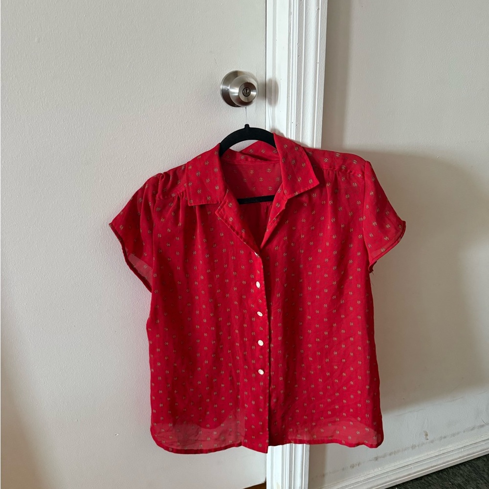 Vintage silk blouse